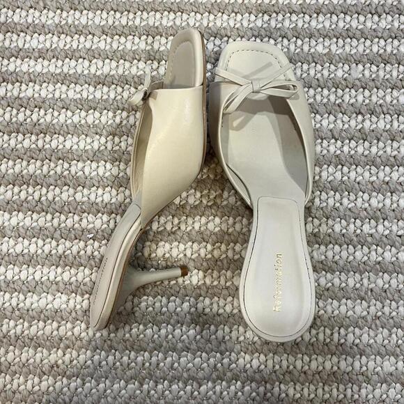 REFORMATION Clementine Heeled Mule Sandal - Picture 5 of 7